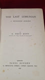 G Firth Scott - The Last Lemurian, James Bowden, 1898
