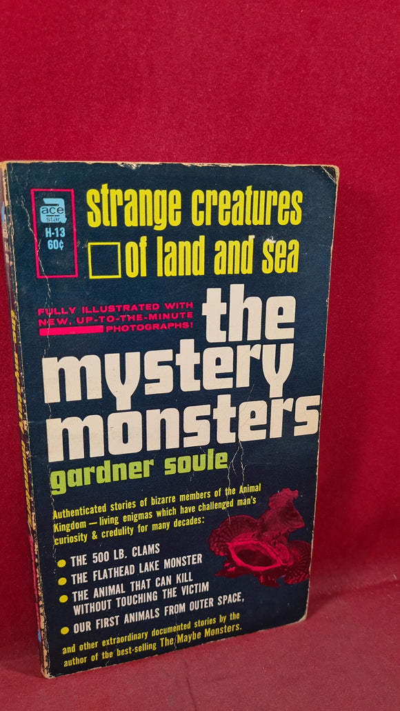 Gardner Soule - The Mystery Monsters, Ace Books, 1965, Paperbacks