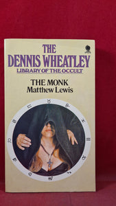 Matthew Lewis - The Monk, Sphere Books, 1974, Paperbacks, Dennis Wheatley Occult