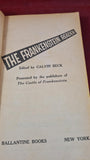 Calvin Beck-Frankenstein Reader, Ballantine Books, 1962, Paperbacks, Ralph Adams Cram