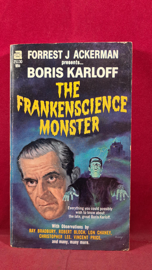 Forrest J Ackerman - Boris Karloff The Frankenscience Monster, ACE, 1969, Paperbacks