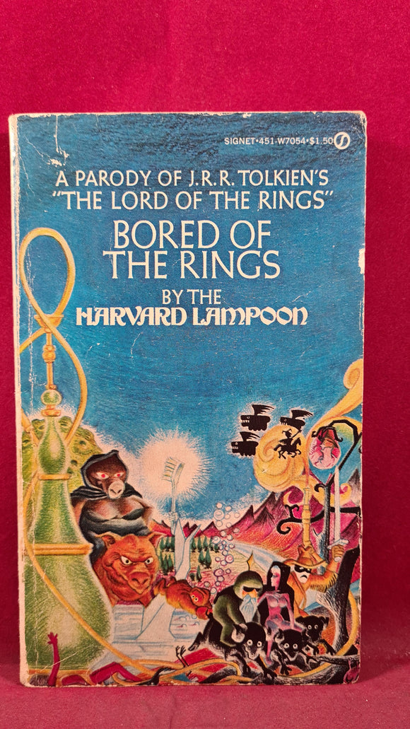Harvard Lampoon - Bored of the Rings, Signet Book, 1969, First Edition, Paperbacks