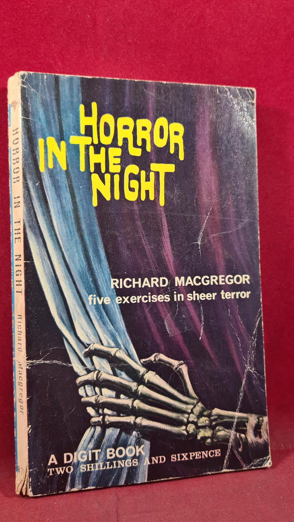 Richard Macgregor - Horror in the Night, Digit Book, 1963, First Edition, Paperbacks