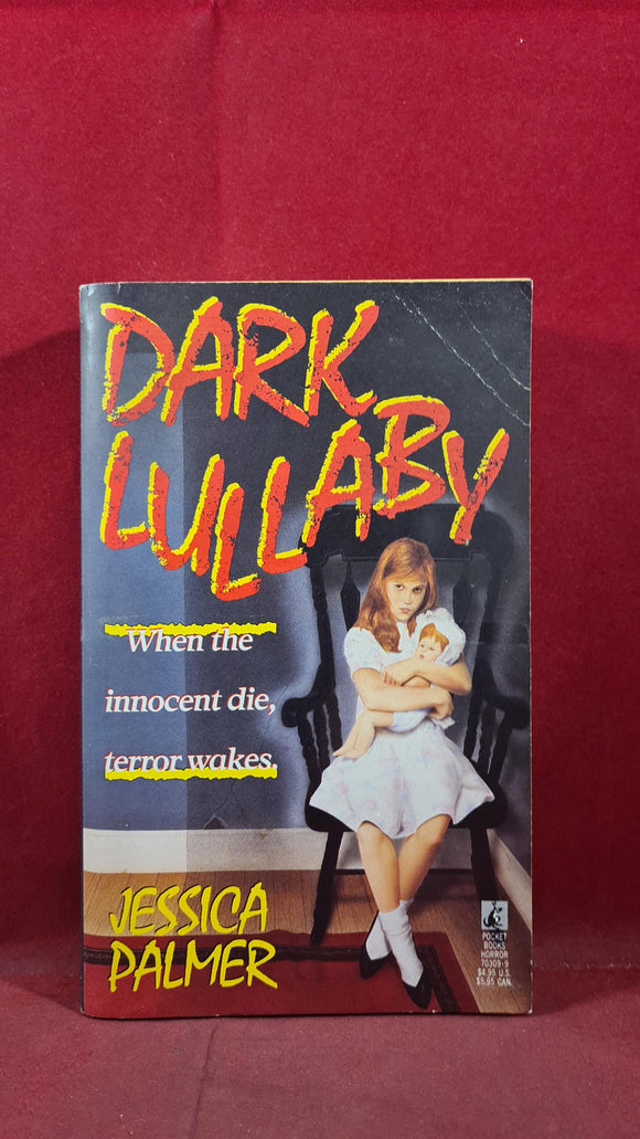 Jessica Palmer - Dark Lullaby, Pocket Books, 1991, First Edition, Signed, Inscribed