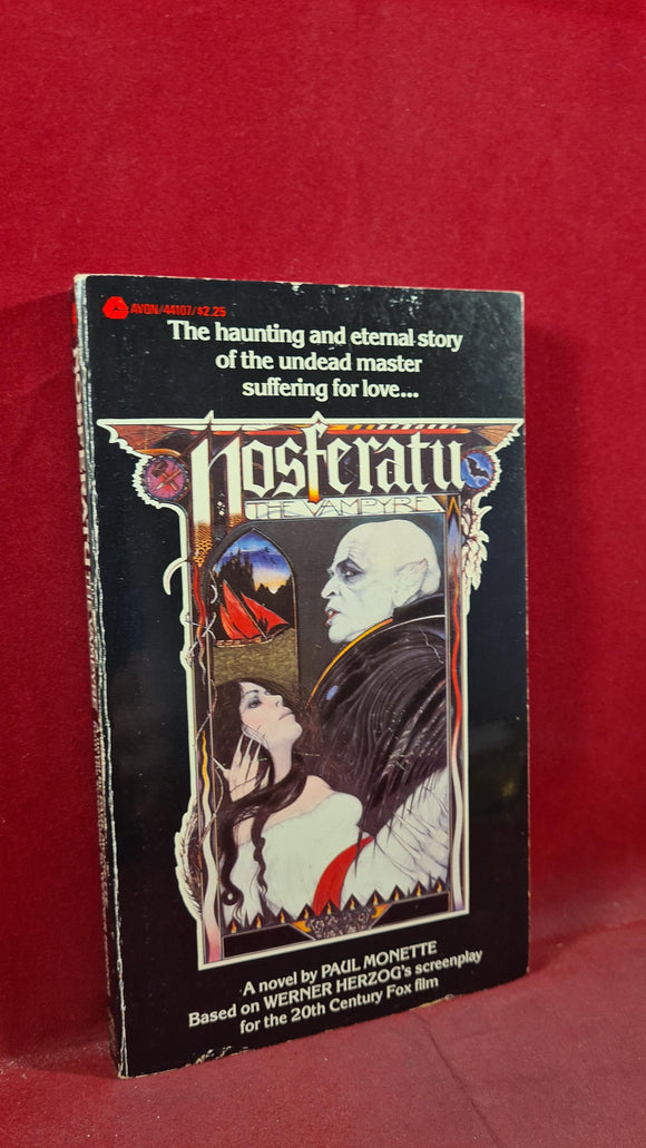 Paul Monette - Nosferatu The Vampyre, First Avon Books, 1979, Paperbacks