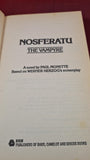 Paul Monette - Nosferatu The Vampyre, First Avon Books, 1979, Paperbacks