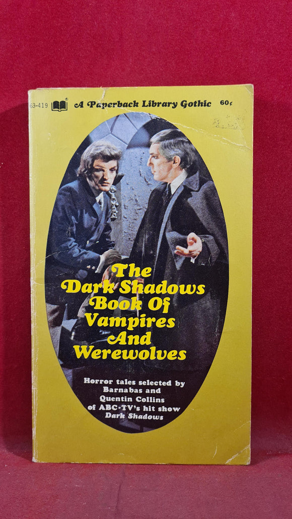 Barnabas & Quentin Collins - Dark Shadows Book of Vampires & Werewolves, 1970, 1st