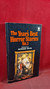 Richard Davis -The Year's Best Horror Stories No.3, Sphere, 1973, First Edition, Paperbacks