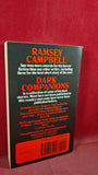 Ramsey Campbell - Dark Companions, Fontana, 1982, First Editions, Signed, Paperbacks