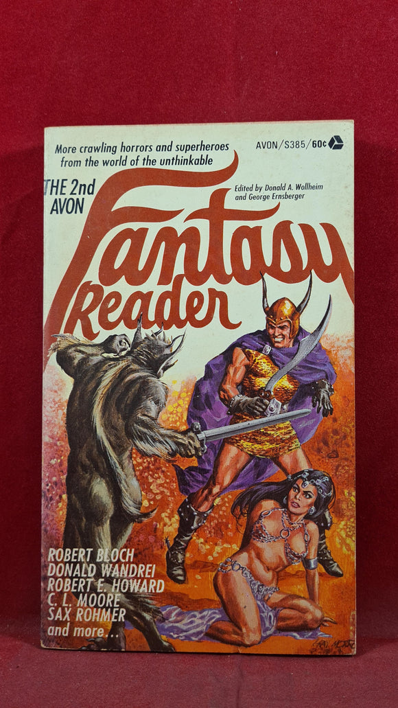 Donald A Wollheim - The 2nd Avon Fantasy Reader, First Avon printing 1969, Paperbacks