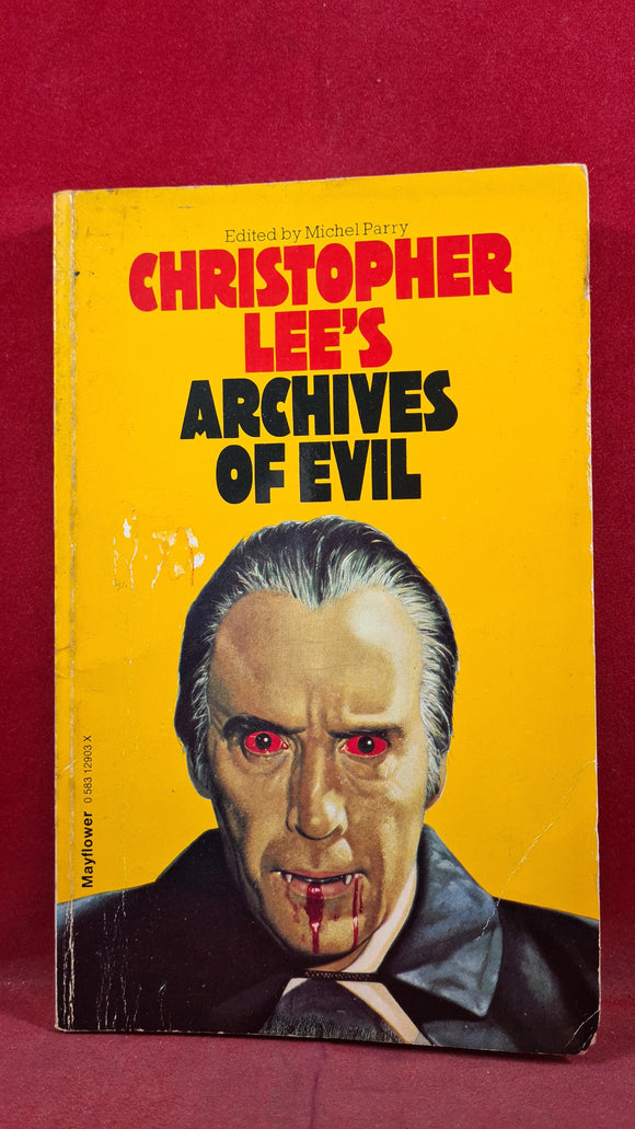Michel Parry - Christopher Lee's Archives of Evil, First Mayflower, 1979, Paperbacks