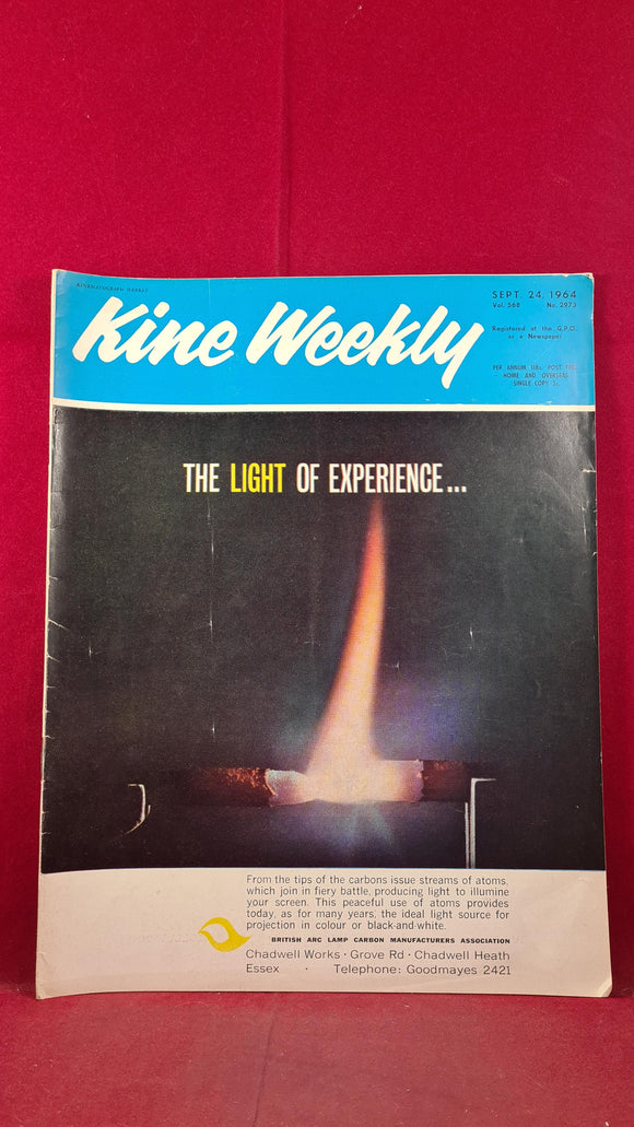 Kine Weekly Volume 568 Number 2973 September 24 1964