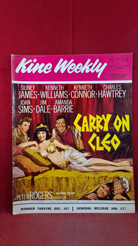 Kine Weekly Volume 571 Number 2984 December 10 1964
