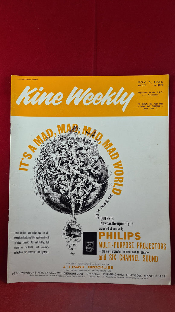 Kine Weekly Volume 570 Number 2979 November 5 1964