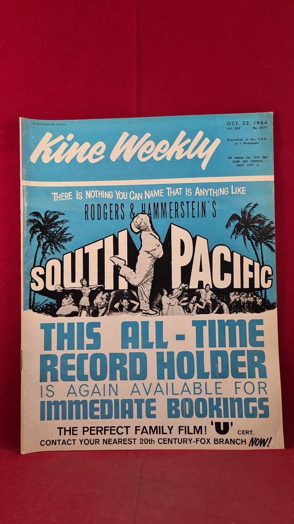 Kine Weekly Volume 569 Number 2977 October 22 1964 – Richard Dalby's ...