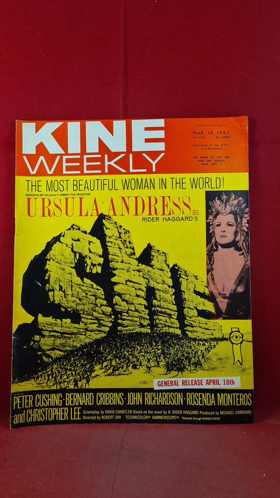 Kine Weekly Volume 574 Number 2998 March 18 1965 – Richard Dalby's Library