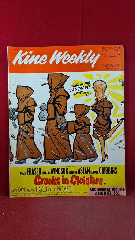 Kine Weekly Volume 566 Number 2964 July 23 1964 – Richard Dalby's Library