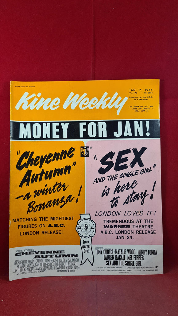 Kine Weekly Volume 572 Number 2988 January 7 1965