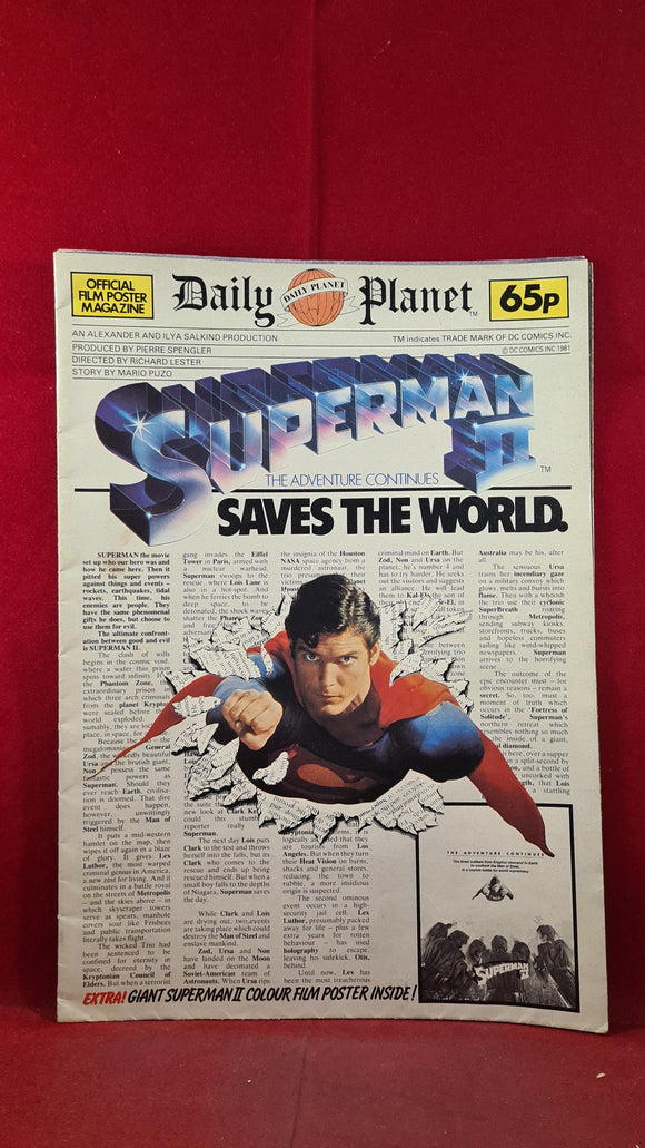 Superman II, Official Film Poster Magazine, 1981