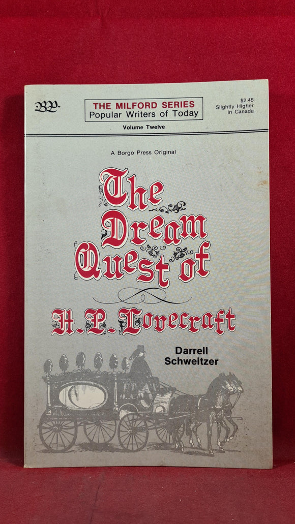Darrell Schweitzer - The Dream Quest of H P Lovecraft, Volume 12, May 1978, 1st Edition