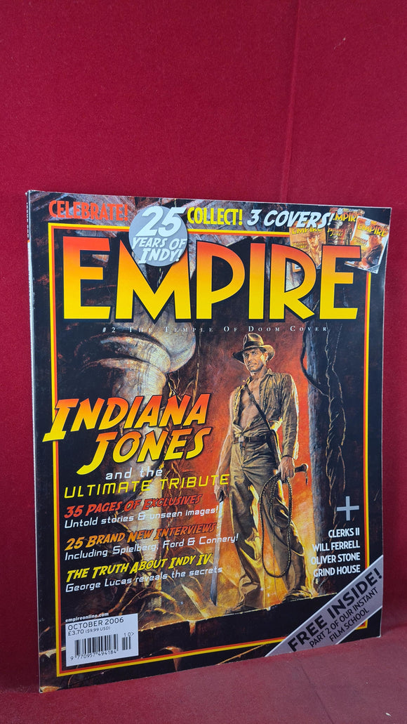 Empire Magazine Issue 208 October 2006, Indiana Jones