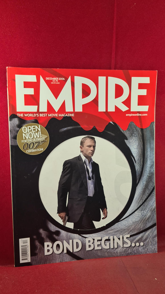 Empire Magazine Issue 210 December 2006, Daniel Craig - 007 Casino Royal
