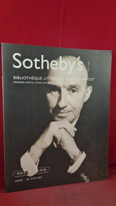 Sotheby's Paris 28 June 2001 Literary Library Charles Hayoit Part One - Ancient Books