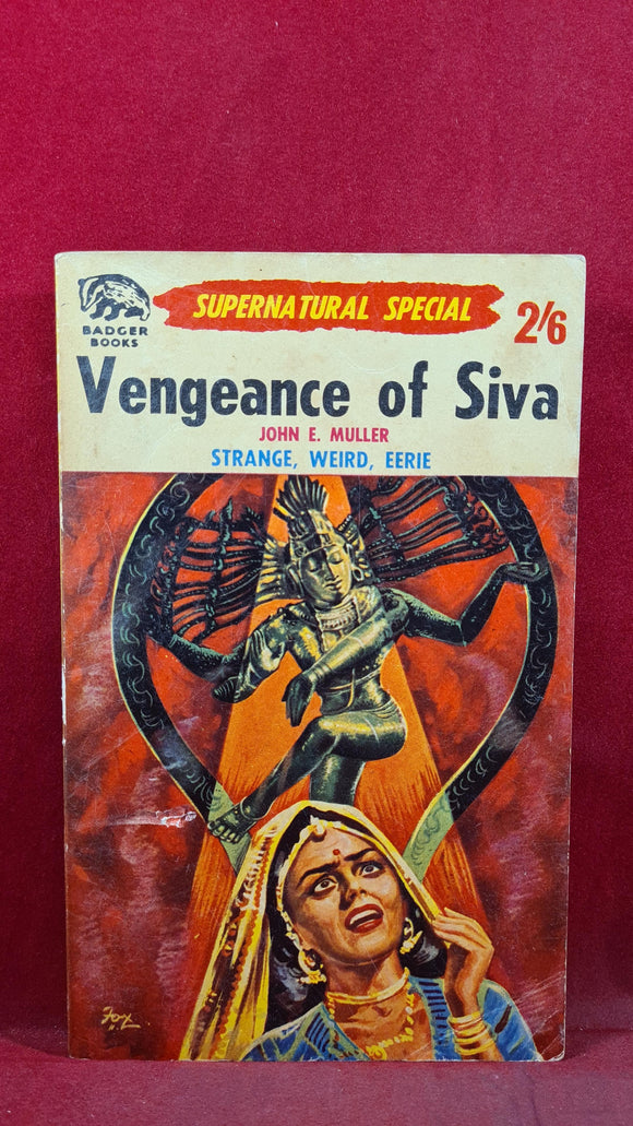John E Muller - Vengeance of Siva, Supernatural Special, Badger Books, Paperbacks