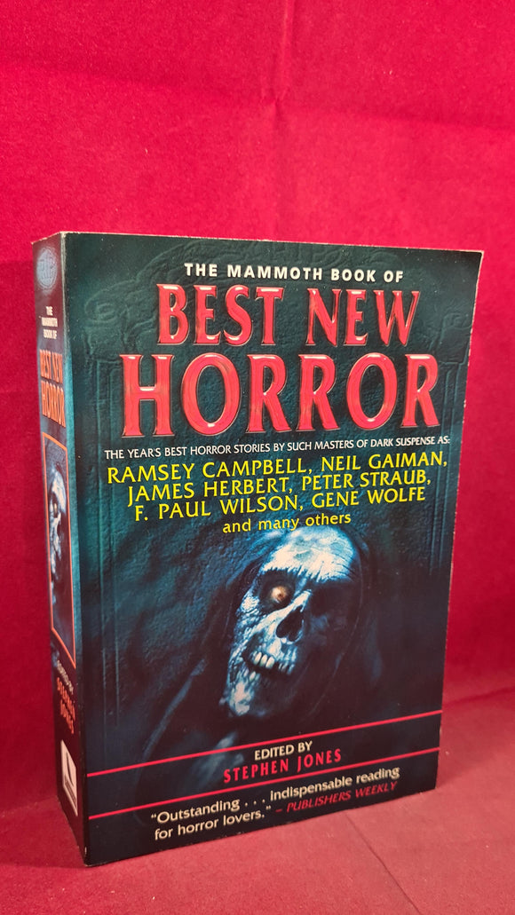 Stephen Jones - The Mammoth Book of Best New Horror, Robinson, 2000, Paperbacks