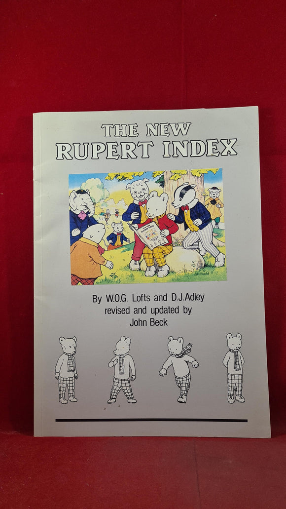 W Lofts & D J Adley - The New Rupert Index, 1991, Revised and updated by John Beck