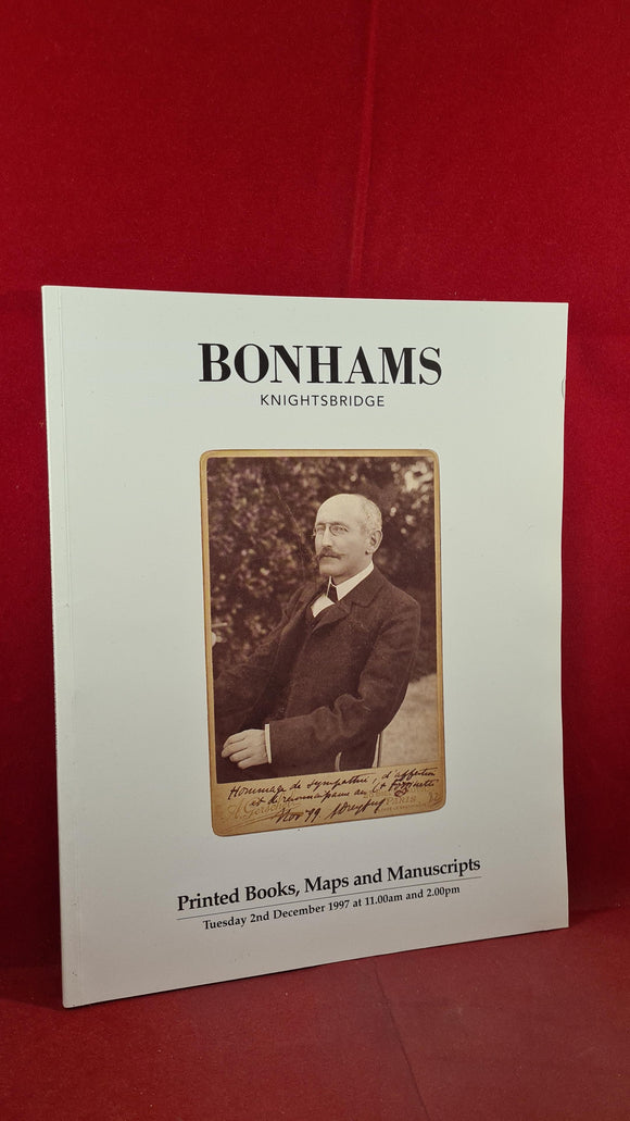 Bonhams Printed Books, Maps and Manuscripts 2nd December 1997