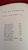 W Somerset Maugham-Liza Of Lambeth, Heinemann, 1947, No 587 Jubilee Edition, Signed