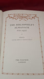 Oliver Simon & Harold Child - The Bibliophile's Almanack for 1927, 1st Edition, Limited