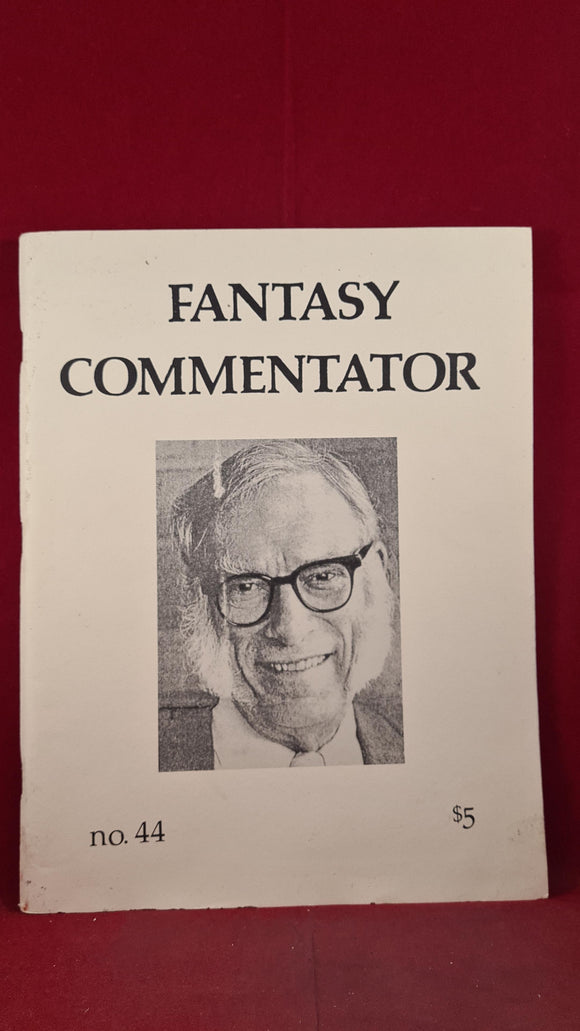 Fantasy Commentator Volume VII Number 4 Fall 1992, 44th Number