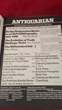 Antiquarian Book Monthly Review, 5 copies, No 1 & 4/5 1976, No 7,8,9, 1977