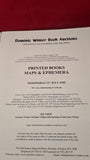 Dominic Winter Book auctions - Printed Books & Maps 21st July 1999