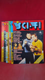 T. V. Sci-Fi Monthly Numbers 1,2,3,4,5,6,7  Sportscene Publishers, 1976