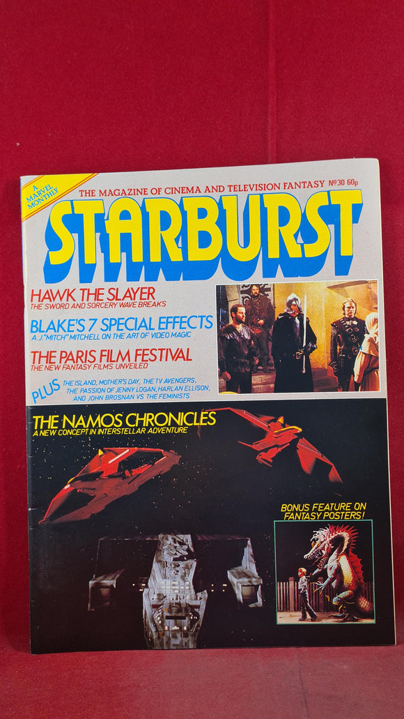 Starburst Number 30, Volume 1 Number 6, 1981, Marvel Comics