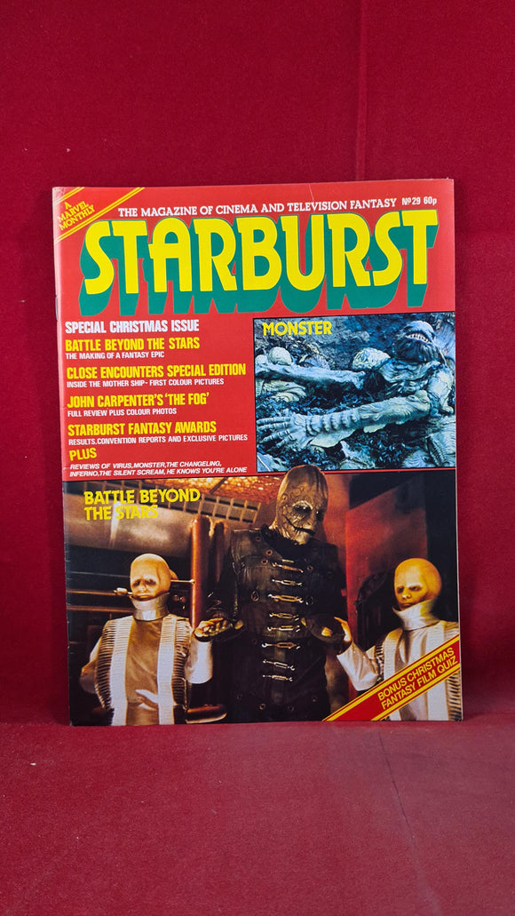 Starburst Number 29, Volume 3 Number 5, 1980, Marvel Comics