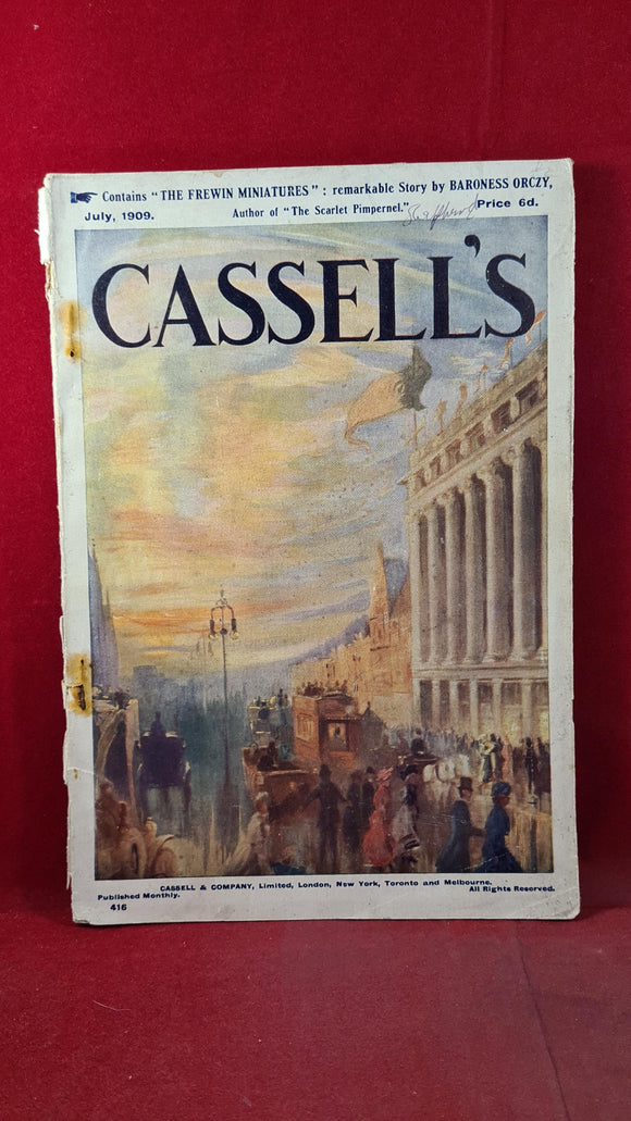 Cassell's Magazine July 1909 - Baroness Orczy 