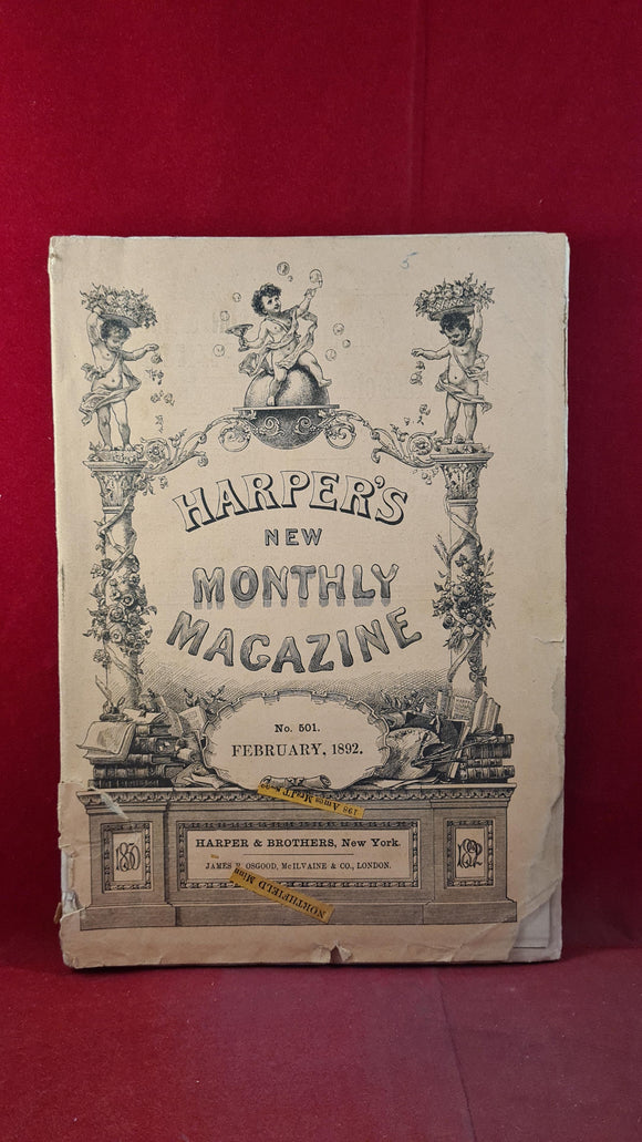 Harper's New Monthly Magazine Number 501 February 1892, Mary E Wilkins