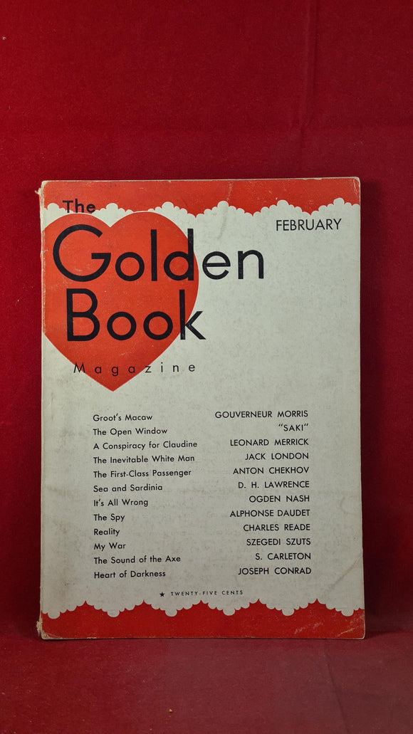 The Golden Book Magazine February 1933, H H Munro