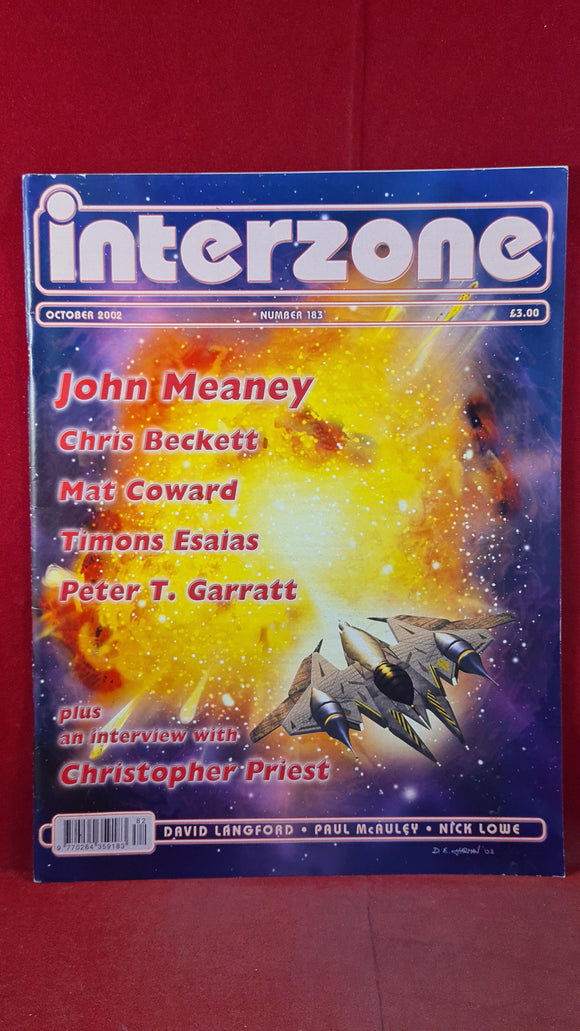David Pringle - Interzone Science Fiction & Fantasy, Number 183, October 2002