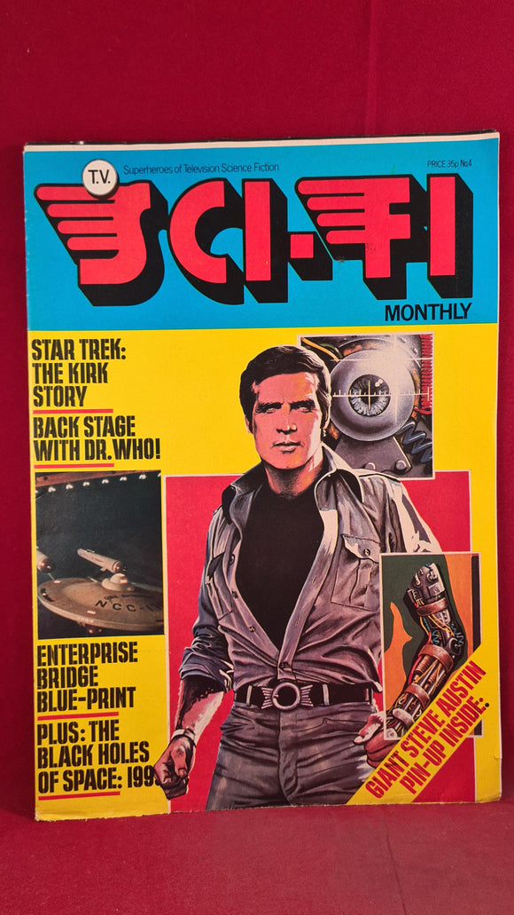 Sci-Fi Monthly Number 4 1976,  Enterprise Starship Bridge Blueprint