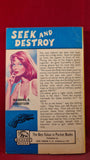 John S Glasby - Seek and Destroy, Badger Books, (early 1960's) First Edition, Paperbacks