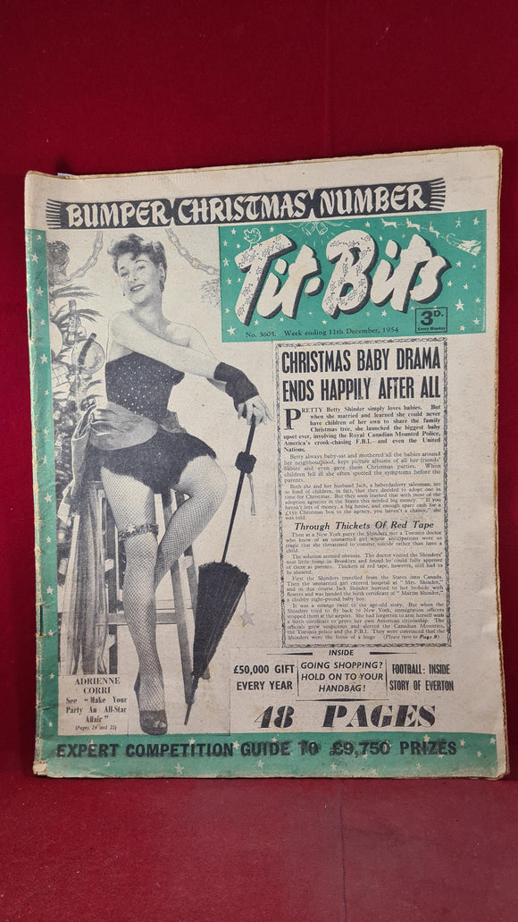 Tit-bits Christmas Magazine Number 3605 11th December 1954, J Wentworth Day