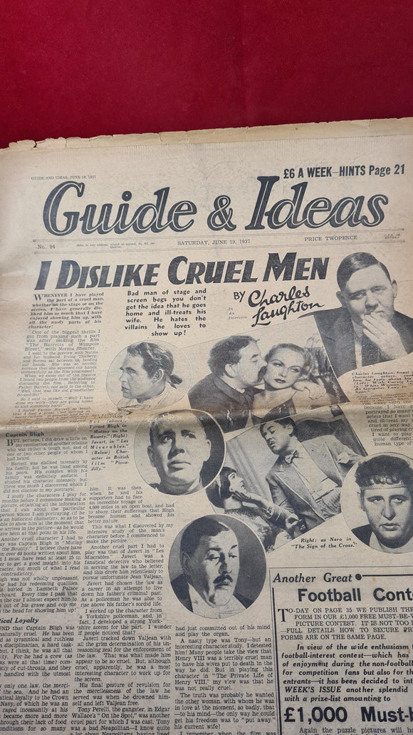 Guide & Ideas Saturday, June 19, 1937