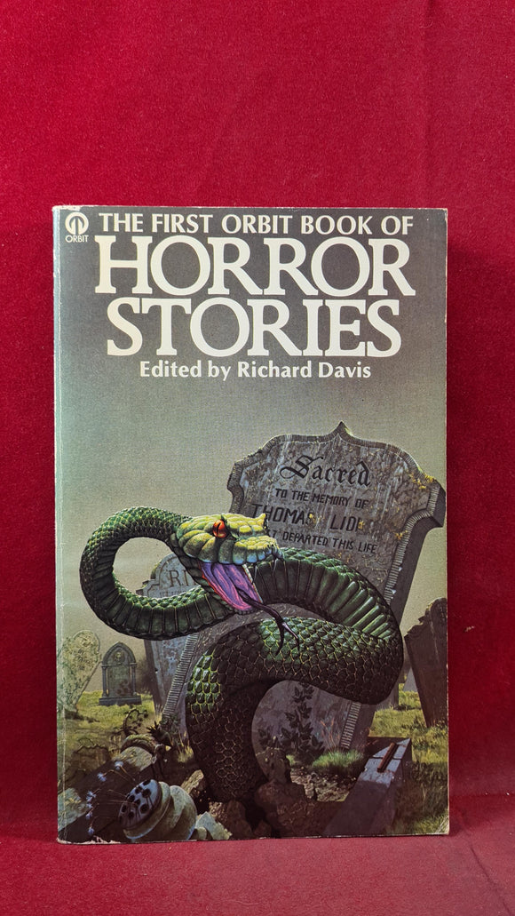 Richard Davis - The First Orbit Book of Horror Stories, 1976, Paperbacks