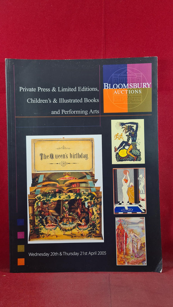 Bloomsbury Private Press & Limited Editions, Children's & Illustrated Books etc. 2005