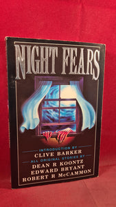 Clive Barker - Night Fears, Headline, 1989, First GB Edition, Paperbacks